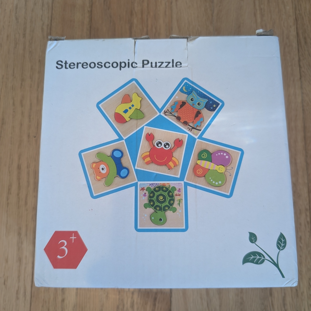 6 Pack Wooden Puzzle Set - Picture 3 of 4